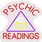 Everything Neon  Psychic Readings Contoured Clear Backing LED Neon Sign 16 x 16 - inches